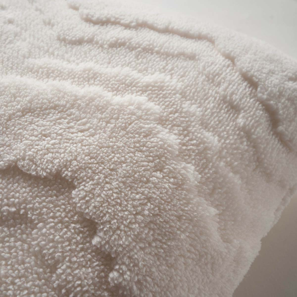 Διακοσμητική Μαξιλαροθήκη Fleece (43x43) Gofis Home Claudette Fog Beige 171/06