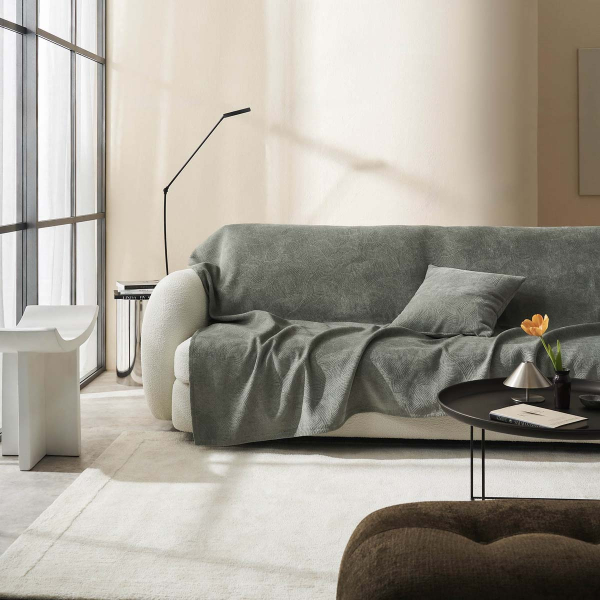 Ριχτάρι Πολυθρόνας Βελουτέ (180x180) Gofis Home Nimbus Shadow Green 447/44