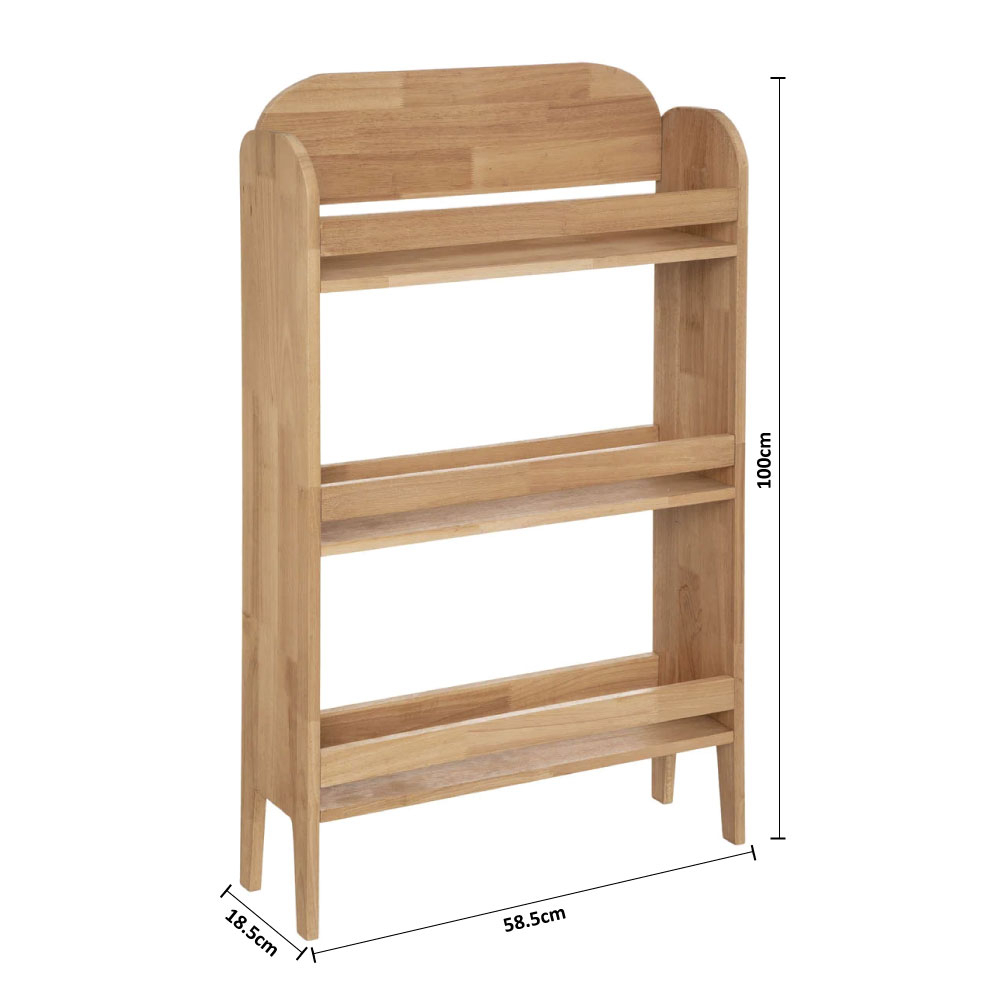 Παιδική Βιβλιοθήκη (58 5X18 5X100) A-S Rubberwood 188241 Home Παιδικά Βρεφικά & Έπιπλα Παιδικές Βιβλιοθήκες Spitishop