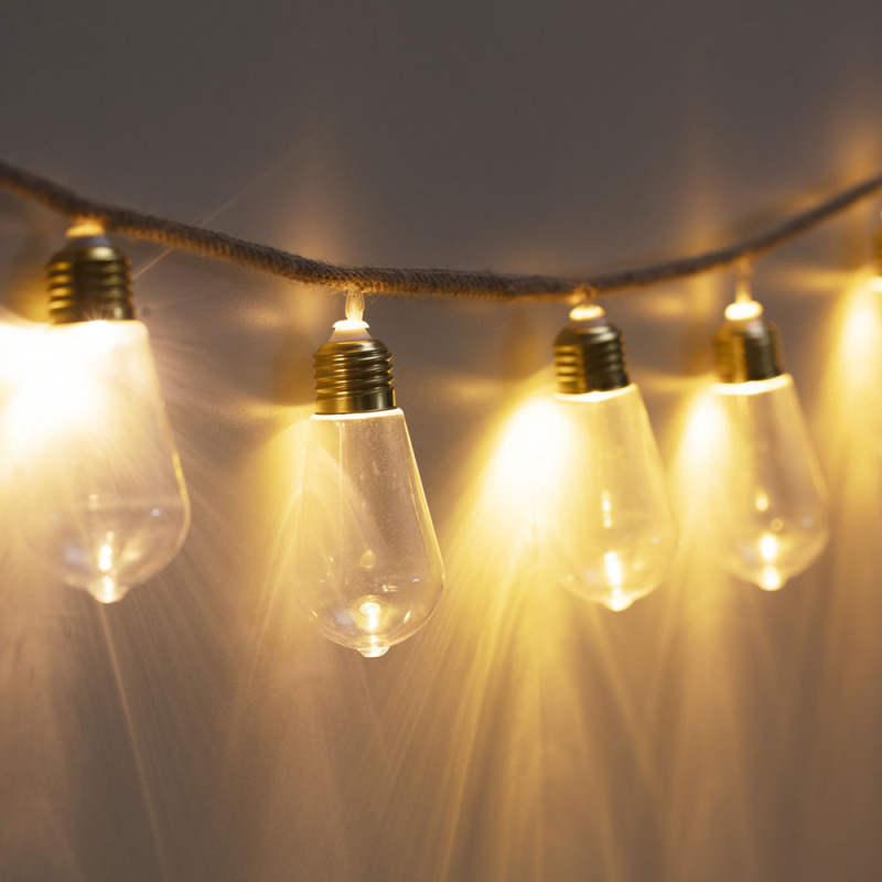 Διακοσμητική Γιρλάντα Μπαταρίας Με 10 LED Φωτάκια A-S Bulb 182437