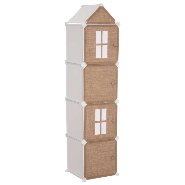 Παιδικό Έπιπλο Αποθήκευσης 4 Θέσεων (34x32x140) A-S Jute Storage Column 188277