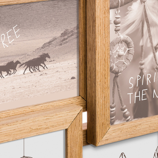 Κορνίζα Τοίχου 12 Θέσεων (58.5x45) A-S Beige 114691