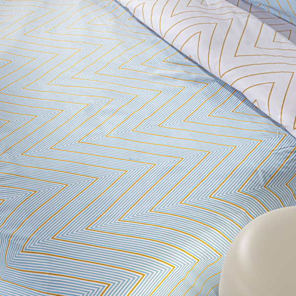 Παπλωματοθήκη Μονή (Σετ 165x225) 2 Όψεων Guy Laroche Canyon Sky