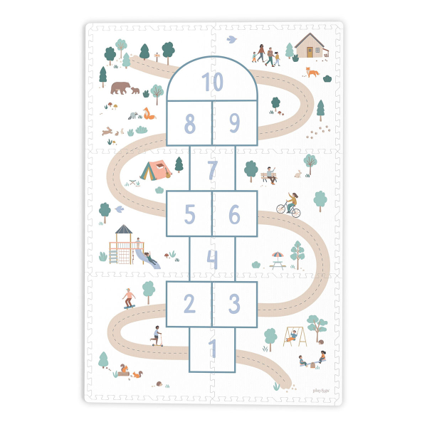 Αφρώδες Παζλ Δαπέδου 2 Όψεων Play&Go Κουτσό