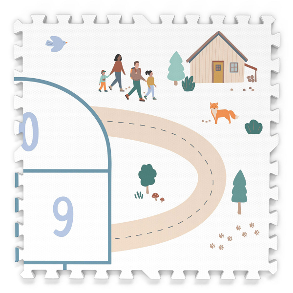 Αφρώδες Παζλ Δαπέδου 2 Όψεων Play&Go Κουτσό