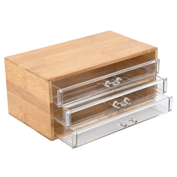 Θήκη Οργάνωσης Με Συρτάρια (11x24.5x14) Homely Clear 02-17699