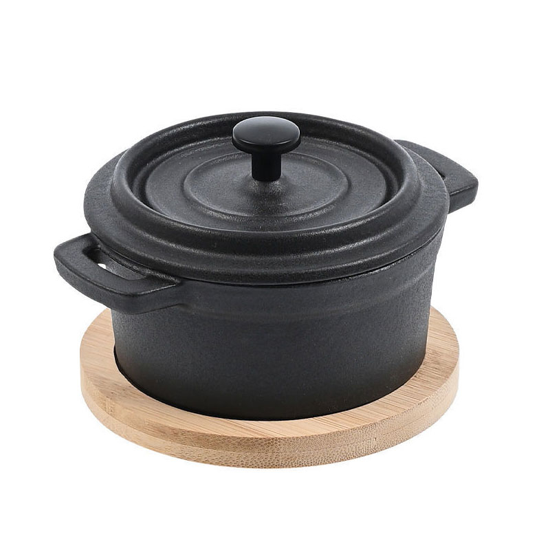 Ατομική Γάστρα Μαντέμι Στρογγυλή Με Βάση (12.5x11.5x8) Estia Iron 01-18696