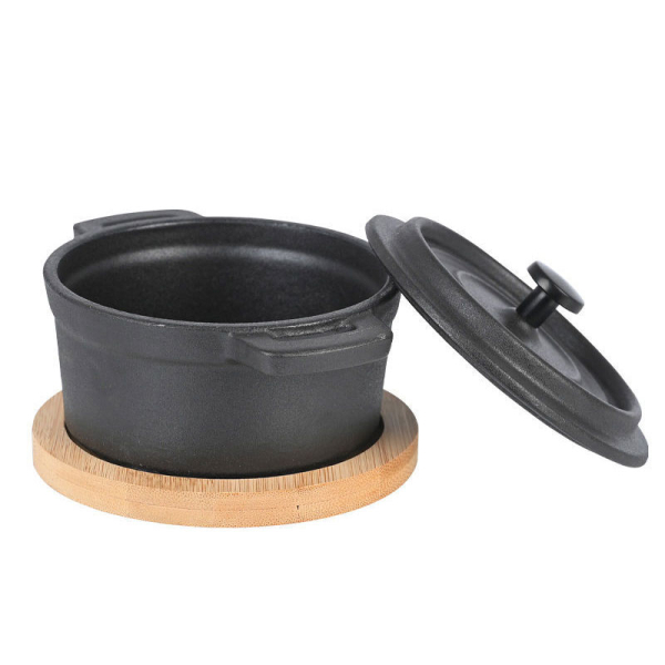 Ατομική Γάστρα Μαντέμι Στρογγυλή Με Βάση (12.5x11.5x8) Estia Iron 01-18696