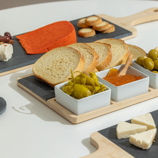 Πλατώ Σερβιρίσματος Με Βάση (Σετ 7τμχ) Estia 07-24161