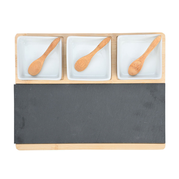 Πλατώ Σερβιρίσματος Με Βάση (Σετ 7τμχ) Estia 07-24161