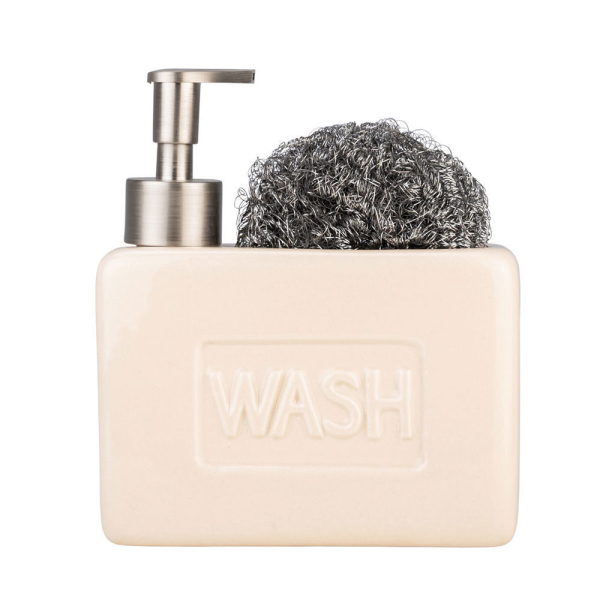 Δοχείο Υγρού Πιάτων + Θήκη Για Σφουγγάρι Estia Allure 01-24932