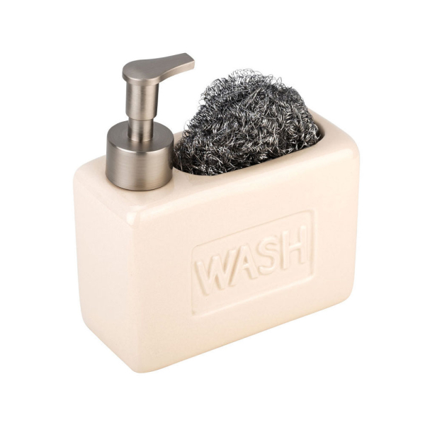 Δοχείο Υγρού Πιάτων + Θήκη Για Σφουγγάρι Estia Allure 01-24932