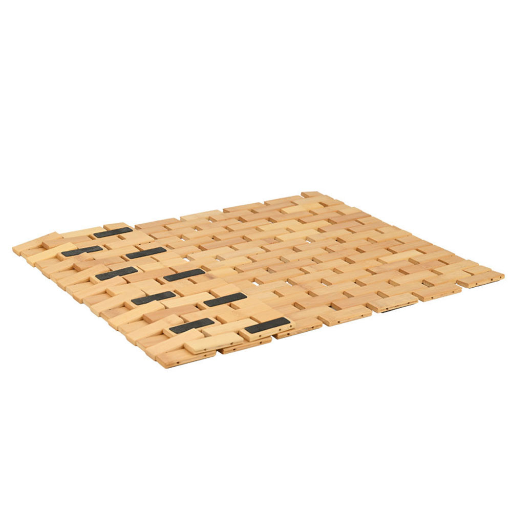 Ξύλινο Πατάκι Μπάνιου (38X60) Estia Bamboo 02-27568 Home Μπάνιο Πατάκια Spitishop