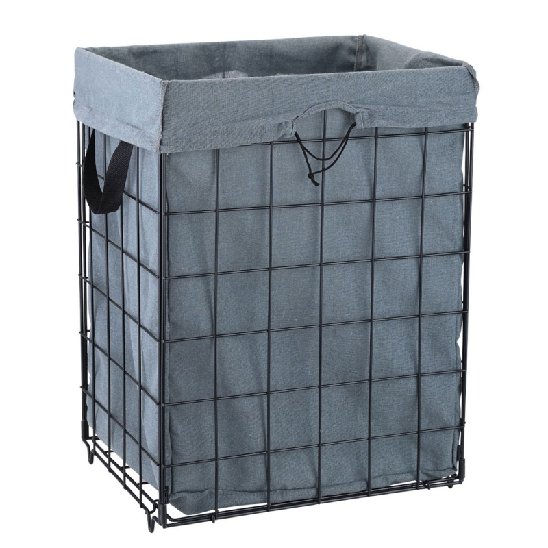 Καλάθι Απλύτων Αναδιπλούμενο (35x40x55) Estia Cage 01-30094