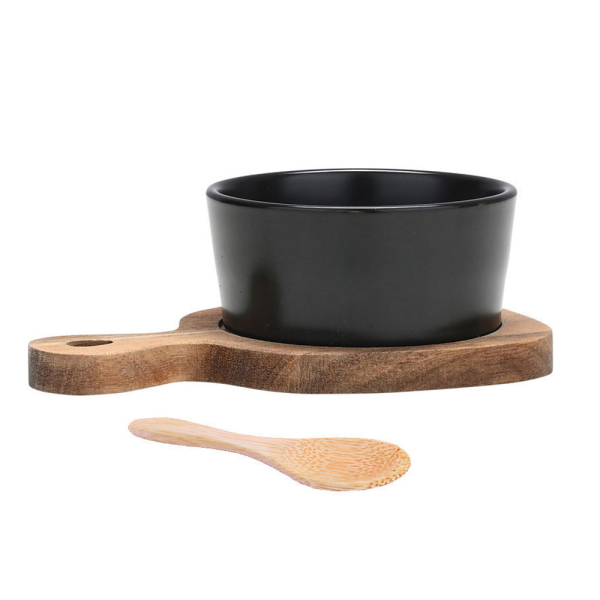 Μπωλ Σε Βάση & Κουτάλι (15x10x4.8) Estia Allure 01-30896