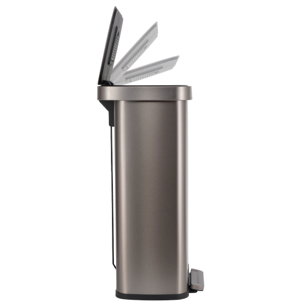 Κάδος Απορριμμάτων (37.5x45x74.5) Estia 70lt Flatop Inox 01-31961