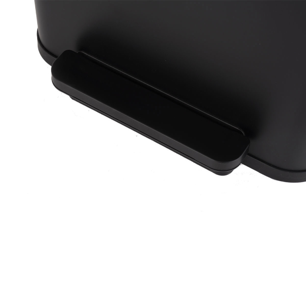 Κάδος Απορριμμάτων (37.5x45x57) Estia 50lt Flatop Black 01-31978