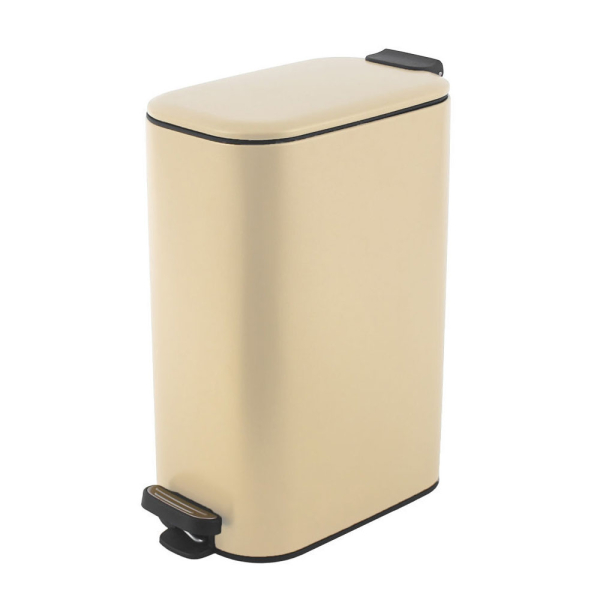 Κάδος Απορριμμάτων (41.3x23.4x53.6) Estia 30lt Slim Beige 02-33934