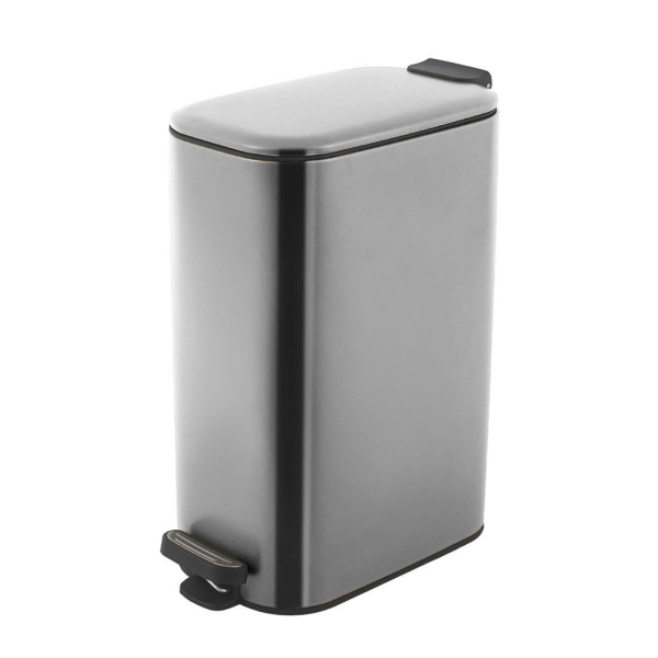 Κάδος Απορριμμάτων (41.3x23.4x53.6) Estia 30lt Slim Inox 02-33941