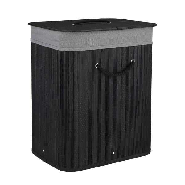 Καλάθι Απλύτων 60Lit (40x30x50) Estia Bamboo Essentials 02-34597