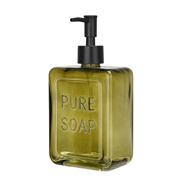 Dispenser Μπάνιου 520ml (9.5x6x19.5) Estia Pure Soap Green 02-34702