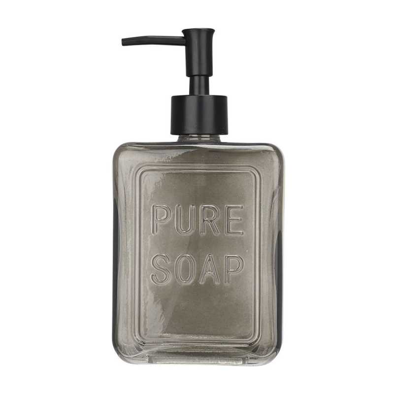 Dispenser Μπάνιου 520ml (9.5x6x19.5) Estia Pure Soap Grey 02-34726