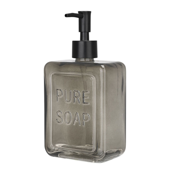 Dispenser Μπάνιου 520ml (9.5x6x19.5) Estia Pure Soap Grey 02-34726