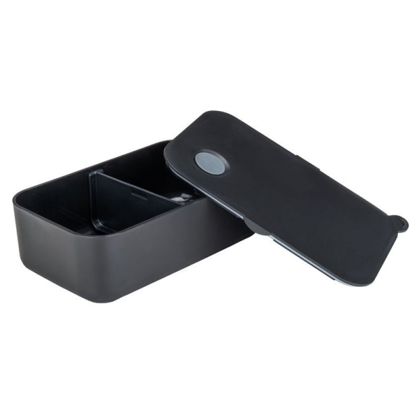 Φαγητοδοχείο Με Χωρίσματα 1lt (19x11.5x6.5) Homely Midnight Black 01-35266