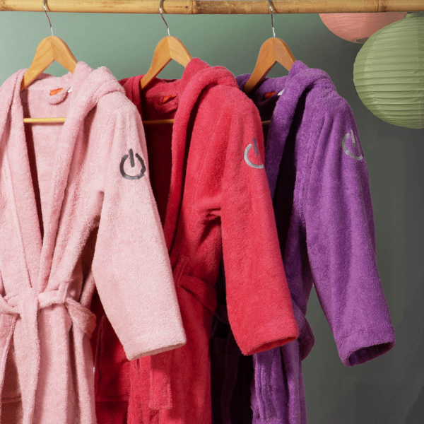 Παιδικό Μπουρνούζι Nef-Nef Homeware Junior Color Kids Mauve