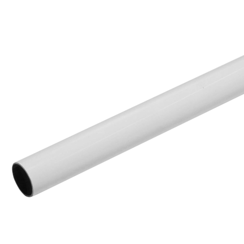 Κουρτινόξυλο Βέργα Φ19mm Μονό 160cm Grace White Mat 516197