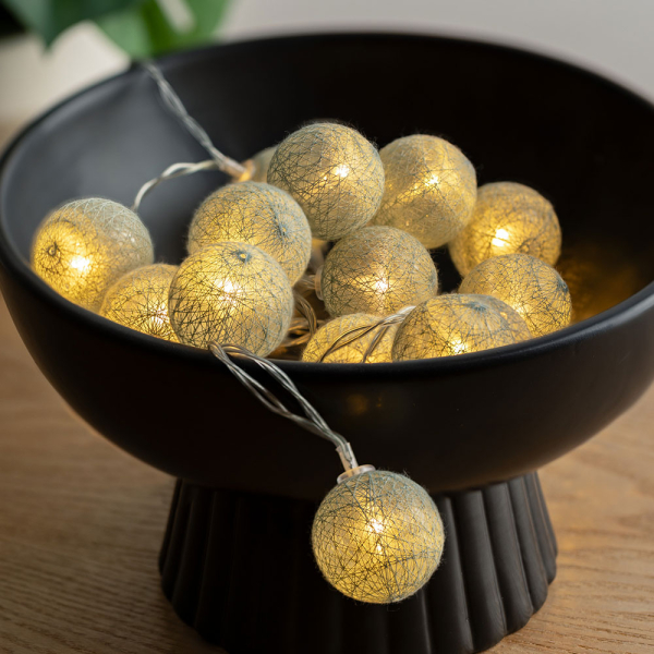 Διακοσμητική Γιρλάντα Μπαταρίας Με 16 LED Φωτάκια A-S LED Celadon 145102R1