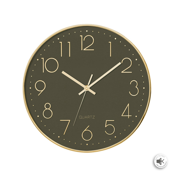 Ρολόι Τοίχου (Φ30) Αθόρυβο A-S Vert 167038A