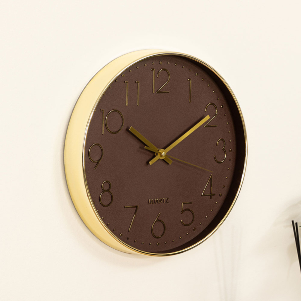 Ρολόι Τοίχου (Φ30) Αθόρυβο A-S Bordeaux 167038A