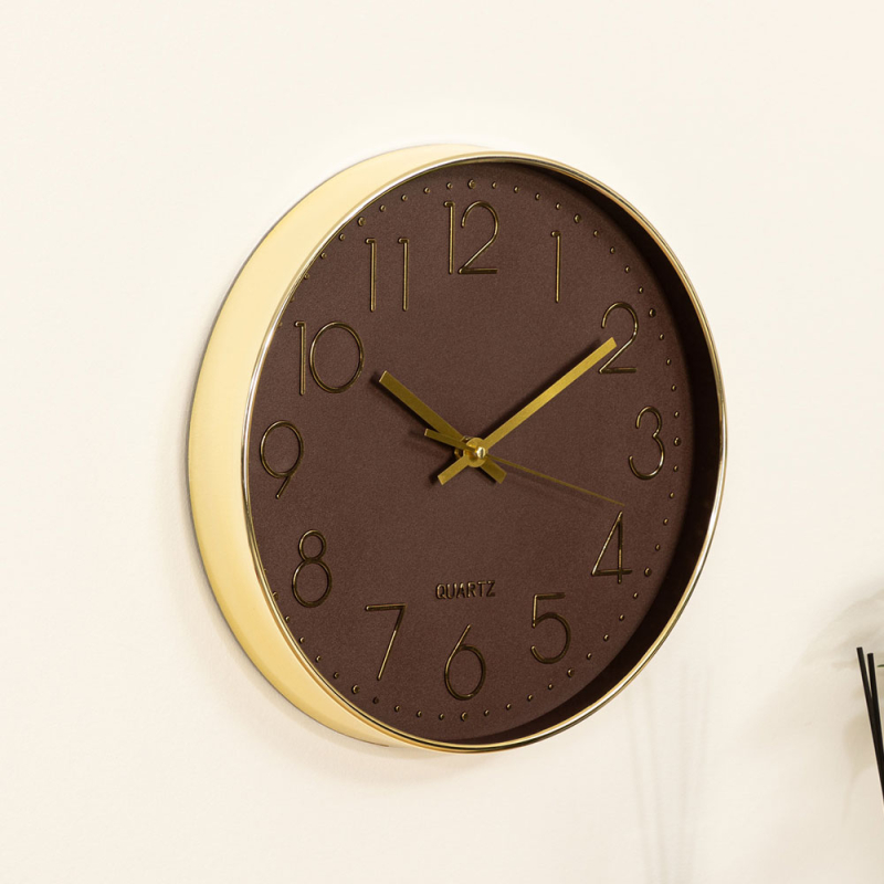 Ρολόι Τοίχου (Φ30) Αθόρυβο A-S Bordeaux 167038A