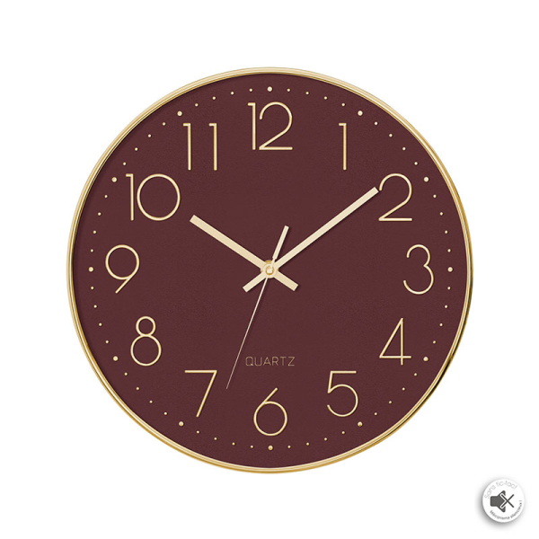 Ρολόι Τοίχου (Φ30) Αθόρυβο A-S Bordeaux 167038A