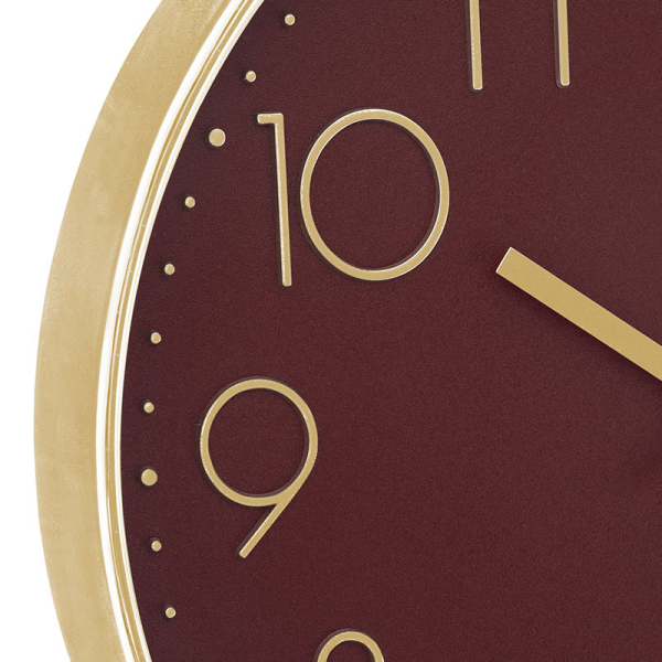 Ρολόι Τοίχου (Φ30) Αθόρυβο A-S Bordeaux 167038A