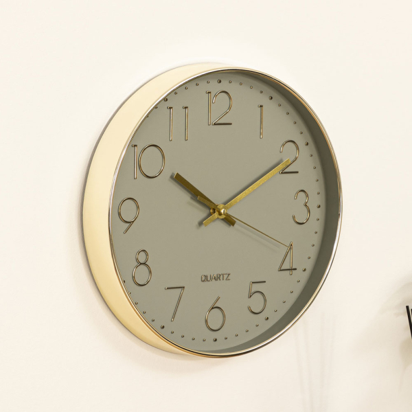 Ρολόι Τοίχου (Φ30) Αθόρυβο A-S Lin 167038A