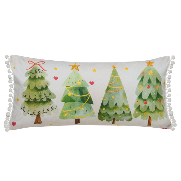 Χριστουγεννιάτικο Μαξιλάρι 2 Όψεων (30x60) Kentia Loft Snow 257