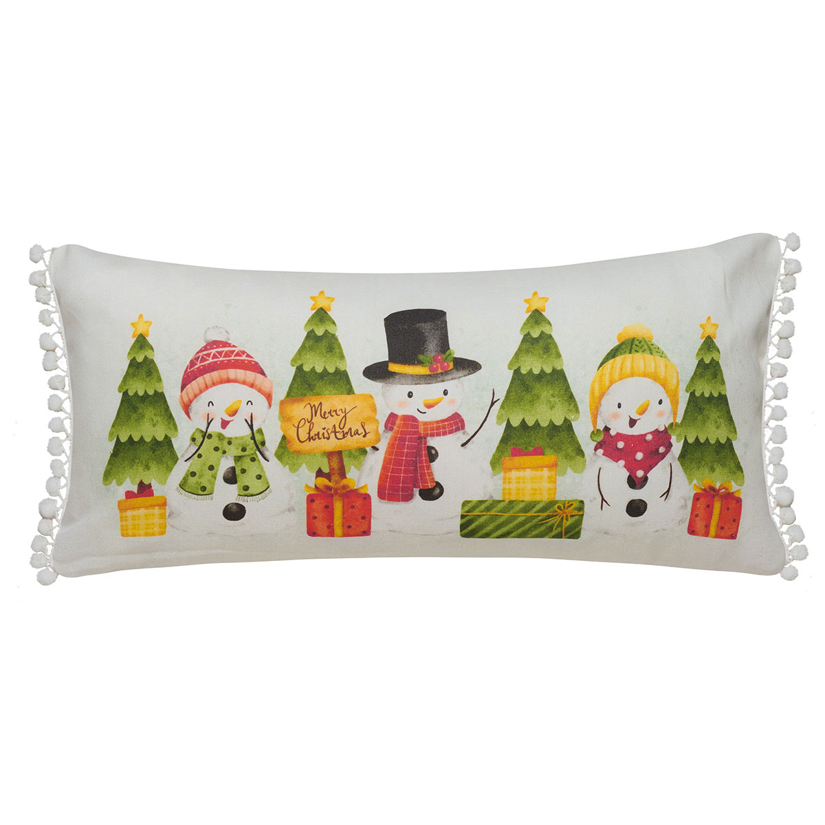 Χριστουγεννιάτικο Μαξιλάρι 2 Όψεων (30X60) Kentia Loft Snow 257 Home Χριστουγεννιάτικα Μαξιλάρια Spitishop