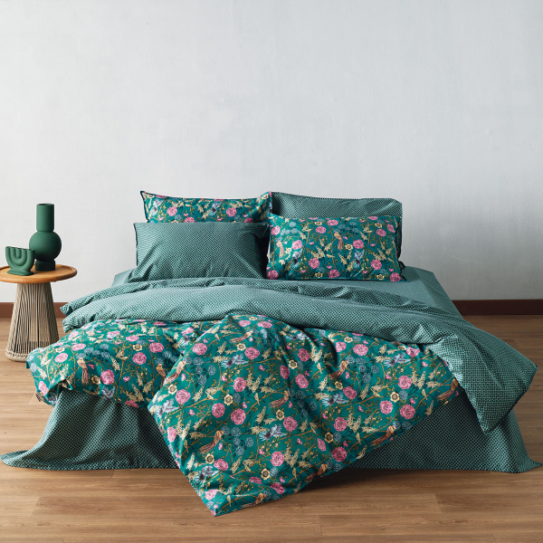 Παπλωματοθήκη Υπέρδιπλη (Σετ 220x240) 2 Όψεων Kentia Stylish Aperry