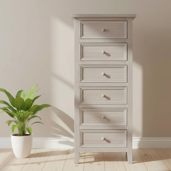 Συρταριέρα 6 Θέσεων (45x35x113) A-S Charme Natural 102214C