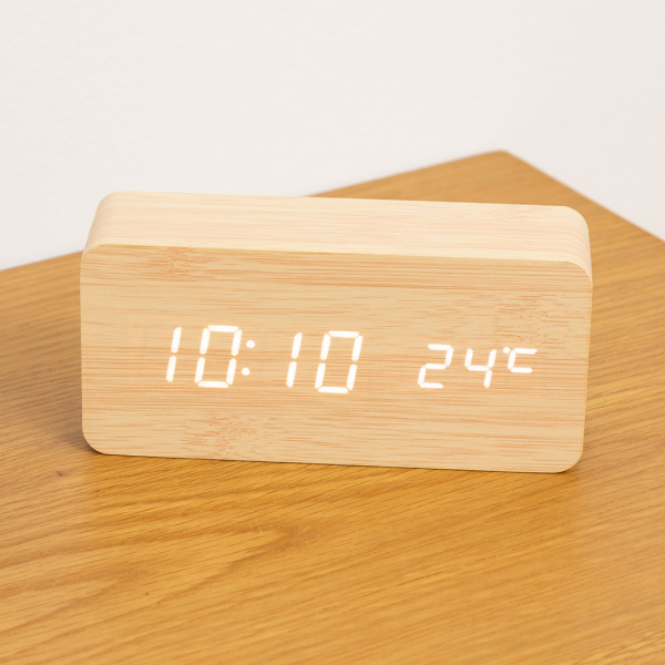 Ψηφιακό Ρολόι Επιτραπέζιο (15x4x7) Αθόρυβο A-S Gamiel 193122