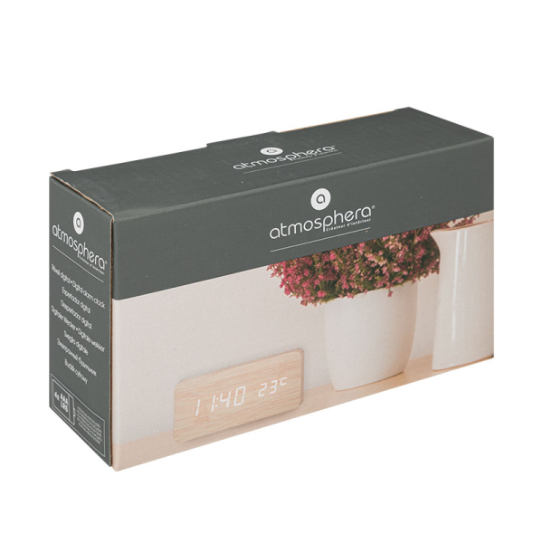 Ψηφιακό Ρολόι Επιτραπέζιο (15x4x7) Αθόρυβο A-S Gamiel 193122