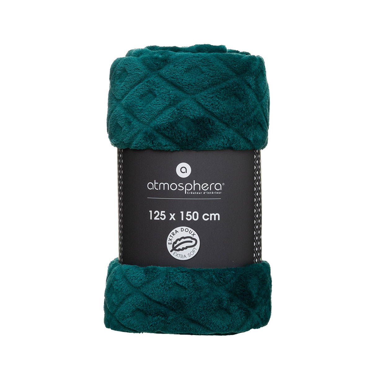 Κουβέρτα Καναπέ Fleece (125X150) A-S Flanel Losan Green 164044Q Home Λευκά Είδη Σαλονιού Κουβέρτες Spitishop