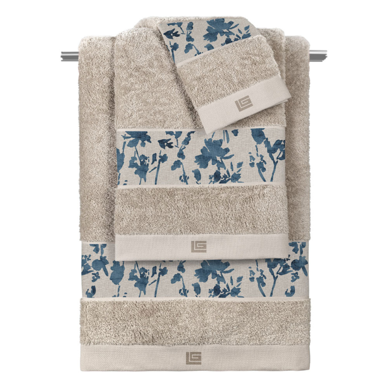 Πετσέτες Μπάνιου (Σετ 3τμχ) Guy Laroche Romance Raf - Natural 500gsm