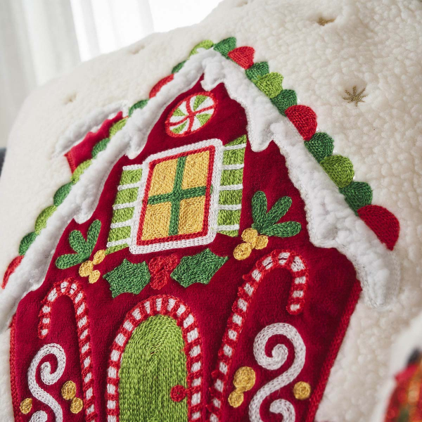 Χριστουγεννιάτικη Μαξιλαροθήκη (43x43) Gofis Home Xmas 315