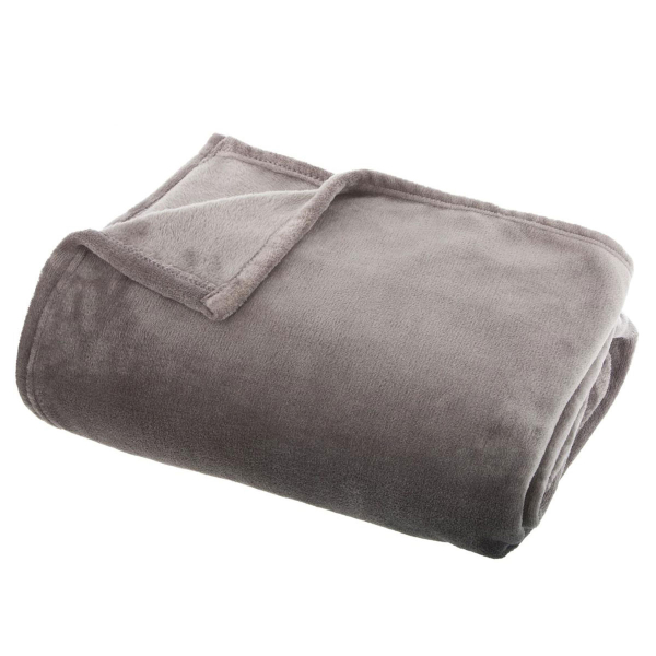 Κουβέρτα Καναπέ Fleece (130x180) A-S Flannel Grey 156047B