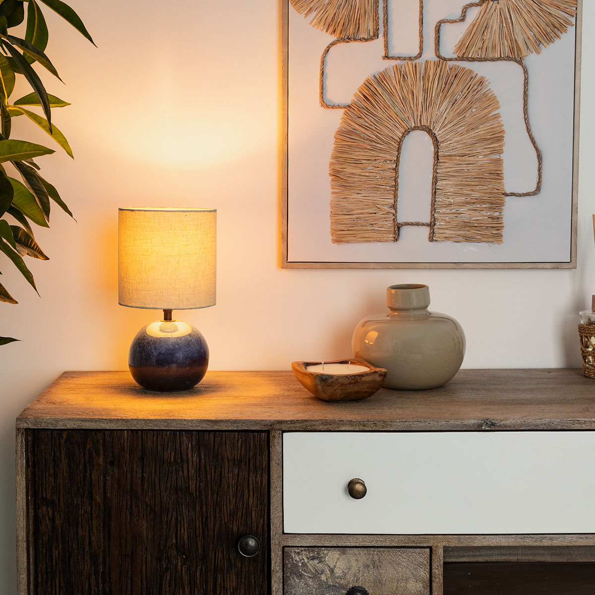 Πορτατίφ A-S Gaia Strm 195353C Home Φωτιστικά Επιτραπέζια Spitishop