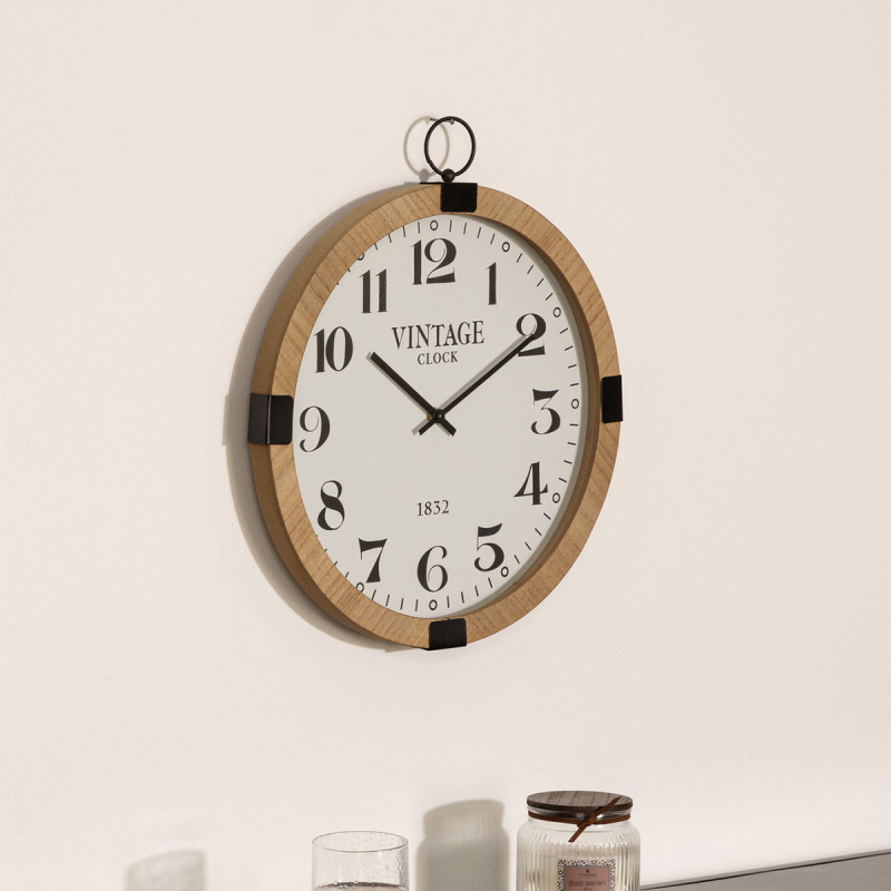 Ρολόι Τοίχου (Φ38) Αθόρυβο A-S Yago 166984