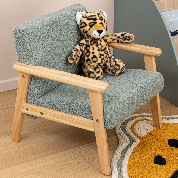 Παιδική Πολυθρόνα (43x43x46) A-S Basile Green 174323C